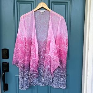 Allison Daley 18W Pink Ombre Kimono 18W